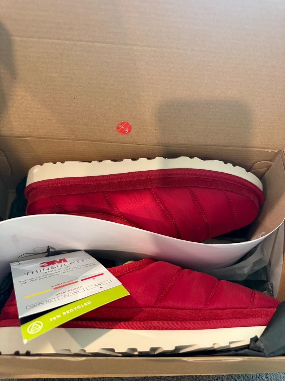 UGG Tasman LTA Red Slip-On Slipper 1127735 size 7